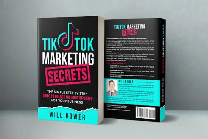 The front and back covers of TikTok Marketing Secrets.
