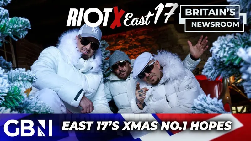 GB News report on East 17's Christmas number one hopes.